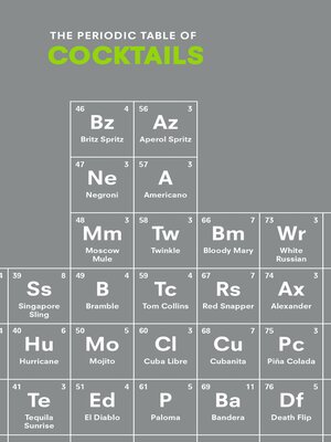 cover image of The Periodic Table of COCKTAILS